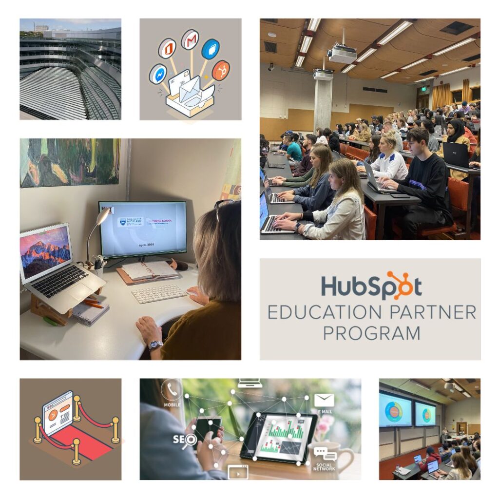 Partnership with Hubspot Academy at the University of Auckland 